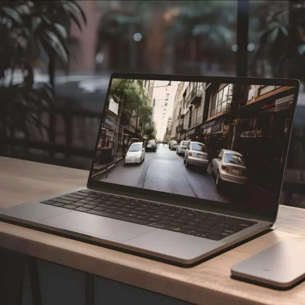 laptop a reszponzív webdesign szemléltetésére